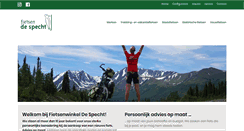 Desktop Screenshot of fietsendespecht.be